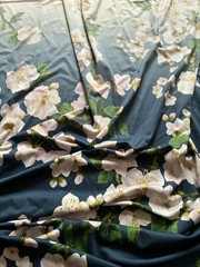 Authentic Oscar de la Renta luxury dress Fabric . Made in Italy