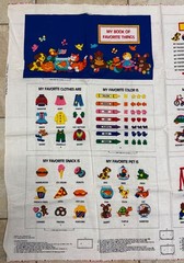 My Favorite Things Fabric Book PANEL Cranston Print Works 100% Cotton