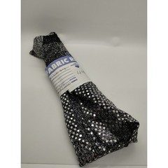 Dark Gray Fabric With Silver And Sequins – 45″ Wide x 27″ Long