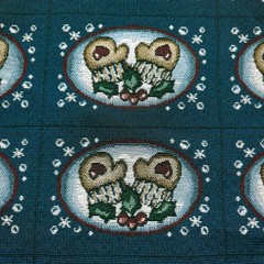 Holiday Mitten Tapestry Fabric 54″ By The Yard
