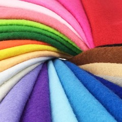 24 PCS 30x30cm 1.4mm Thick Soft Felt Fabric Sheet Assorted Color Craft Square