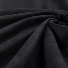 Suede Fabric Double-Side Soft Upholstery Material 64″ W×36″ L Black