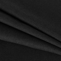 20 PCS Linen Black Embroidery Fabric Pre-Cut Solid Color | 5.9 to 19.6Inch Embro
