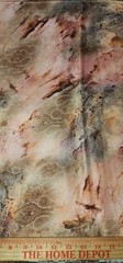 Wool Blend Floral Printed Thick Winter Spun Soft Fabric 45”W Sold BTY Peach