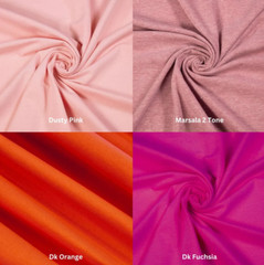 FabricLA 10oz Cotton Spandex Jersey Knit Fabric by The Yard 58/60″ Inches Wide