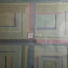 R. Anton-Moseler Fabric Germany Polished Cotton 52″Wide Pastel Window Pane