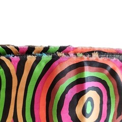 Kaffe Fassett Rainbow Circles On Black Fabric 23.5″ x 102″, Precut