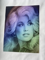 1 Dolly Parton Quilt Block “western Cowboy Hat Country Girl Music Singer