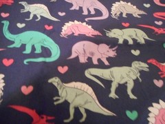 Brand New Dinasaur Fabric 100% Cotton by the 1/2 yard 18″ x 44″