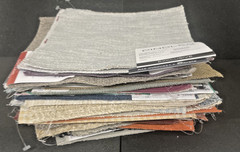 Fabric Samples Square Piece Pindler Lot of 70 PC Multi Color Design