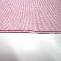 Thin Rib Knit Pink C/P Tubed 30″ W Cuffs Waistband Fabric Lot of 5 Yards for $10