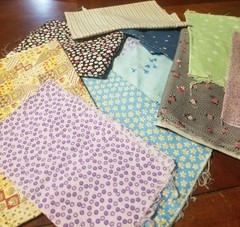 Quilting fabric – cottons, Lots Of Florals And Prints, Multicolored