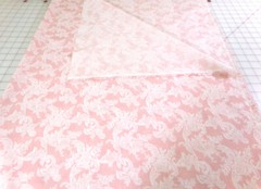 Pink Floral Fabric. Elegant Light Weight Blend. Beautiful. 2 yards x 44. A26-62
