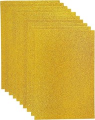 10 PCS Gold Glitter Felt Fabric Sheets 8×12 Inch For Party DIY Projects
