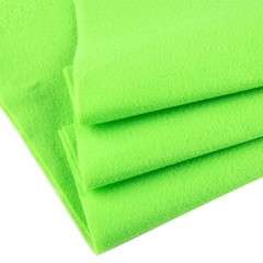 1 Yard Felt Fabric Bright Green 54×36 Inch 1.4mm Thick DIY Craft Sewing Soft