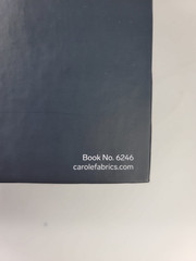 Carole Fabric Upholstery Sample Book Velvet Solids Touch Of Luxury 5×9 #6246