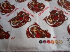 Brand New Gryffindor 100% Cotton by the 1/2 yard 18″ x 44″