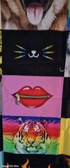Fabric Sewing Crafting Quilting Misc Mask 26 Different Panels At 9″x6″. 36″x43″
