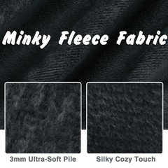 Minky Fabric by The Yard, 1 Yard x 60 Inch Wide Pre-Cut Minky Fleece Fabric B…