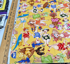 Bathing Beauties 2005 by Loralie Harris for Loralie Design Size 44×38″ 1 Yard