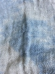 Organic Indigo Dyed Open Weave Linen 57 x 2+ yards – Perfect For Crafting