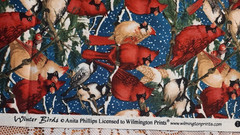 Lot of 6 Pieces Cotton Christmas Fabric Sewing Quilting 10.5 Yards