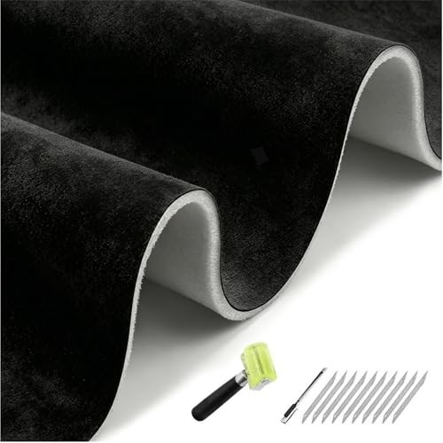 Suede Headliner Fabric Car Headliner Material | Tela para 96″ x 60″ Black