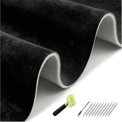 Suede Headliner Fabric Car Headliner Material | Tela para 96″ x 60″ Black