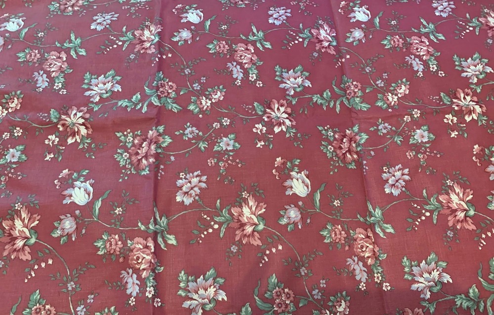 Mauve Cotton Floral Print – 77″ x 43″