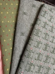10 pcs Yarn-Dyed Cotton Fabric Bundle 7×9” Patchwork Quilting