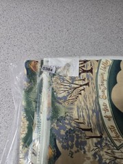Hoffman California Fabrics Cloth And Quilts Screen Print Hershey Center 2.9 Yard