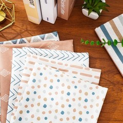 Pastel Boho Fat Quarters – 12 Unique Cotton Fabric Bundles for Sewing & Quilting