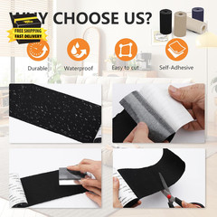 Fabric Repair Tape, 4X79 Inch Self-Adhesive Canvas Repair Patch, Fabric Patches