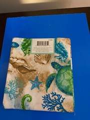 BRAND NEW CREATE IT 100% COTTON TURTLE PRECUT SEWING AND CRAFT FABRIC 18″ X21″