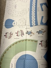 Daisy Kingdom Fabric Panel Bunny Hop Accessories 1998Sandi Gore #3540