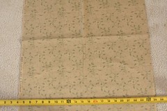 23″ Long, Vintage, Olive Vines on Tan Quilt Cotton, SL Wave Collection, P9633