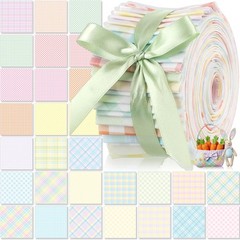 60 Pcs Spring Floral Quilting Fabric 2.6 x 40″ Cotton Fabric Strips Bundles