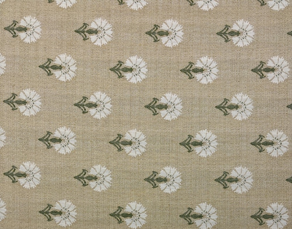 BALLARD DESIGNS MONTROSE TAUPE BEIGE SUNBRELLA FLORAL FABRIC BY THE YARD 54″W