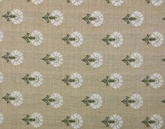 BALLARD DESIGNS MONTROSE TAUPE BEIGE SUNBRELLA FLORAL FABRIC 1 .25 YARDS 54″W