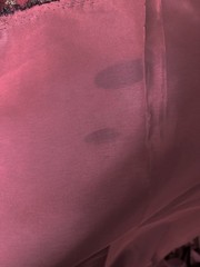 VTG Jacobean Faux Silk Taffeta Solid Fabric Iridescent Wine Red 11.4Yds LOT