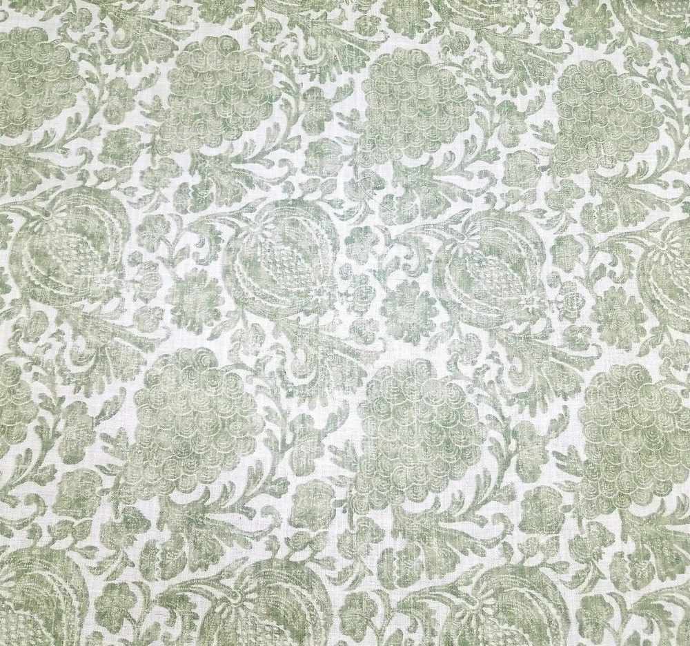 Rissana in Green Tea BTY 54″ Wide P Kaufmann Linen / Rayon Pomegranate