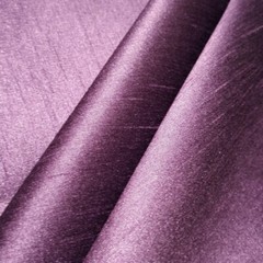 DUSTY PURPLE PLUM FAUX SILK POLY DUPIONI FABRIC SHABBY CHIC 60″ BY THE YARD