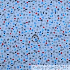 BonEful Fabric FQ Cotton Flannel Quilt Blue White Penguin Fox Patchwork Block US