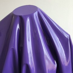 Vinyl Faux Leather Wet Look Glossy Shinny Fabric Mirrored Stretch Dress Bag 57″W