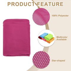 62″ Slightly Elastic Knitted Fabric for Backpack Pockets, Purple Red 5 Yards