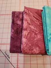 Quilting Cotton Batik Fabric 5 End of Bolt Amethyst Seamist Remnants 4 yds 33 in