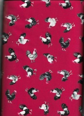 100% cotton novelty Fabric “Rooster Rally” by MDG Fabric
