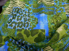 Vintage Mixed ANIMAL Print Cotton Fabric Zebra Leopard Reptile Patterns 88 x 44″