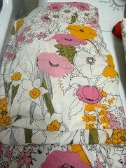 Vintage 70s Burlington House “Spring Bouquet” Full / Double Flat & Fitted set