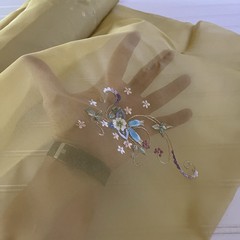 SILK Mustard Yellow FABRIC 10 Yards x 22 Inches Wide or 360 Inches x 22 Wide